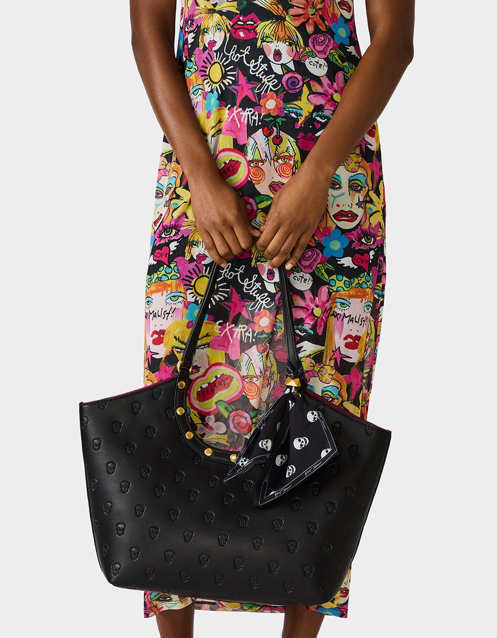 GET AHEAD TOTE BLACK - HANDBAGS - Betsey Johnson - view 2