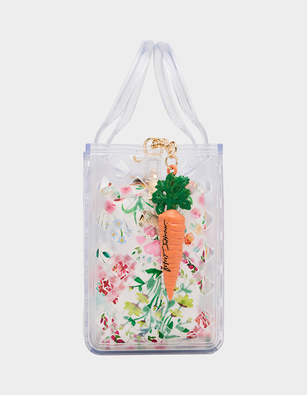 Betsey Johnson Jammin Clear Small Satchel Bag