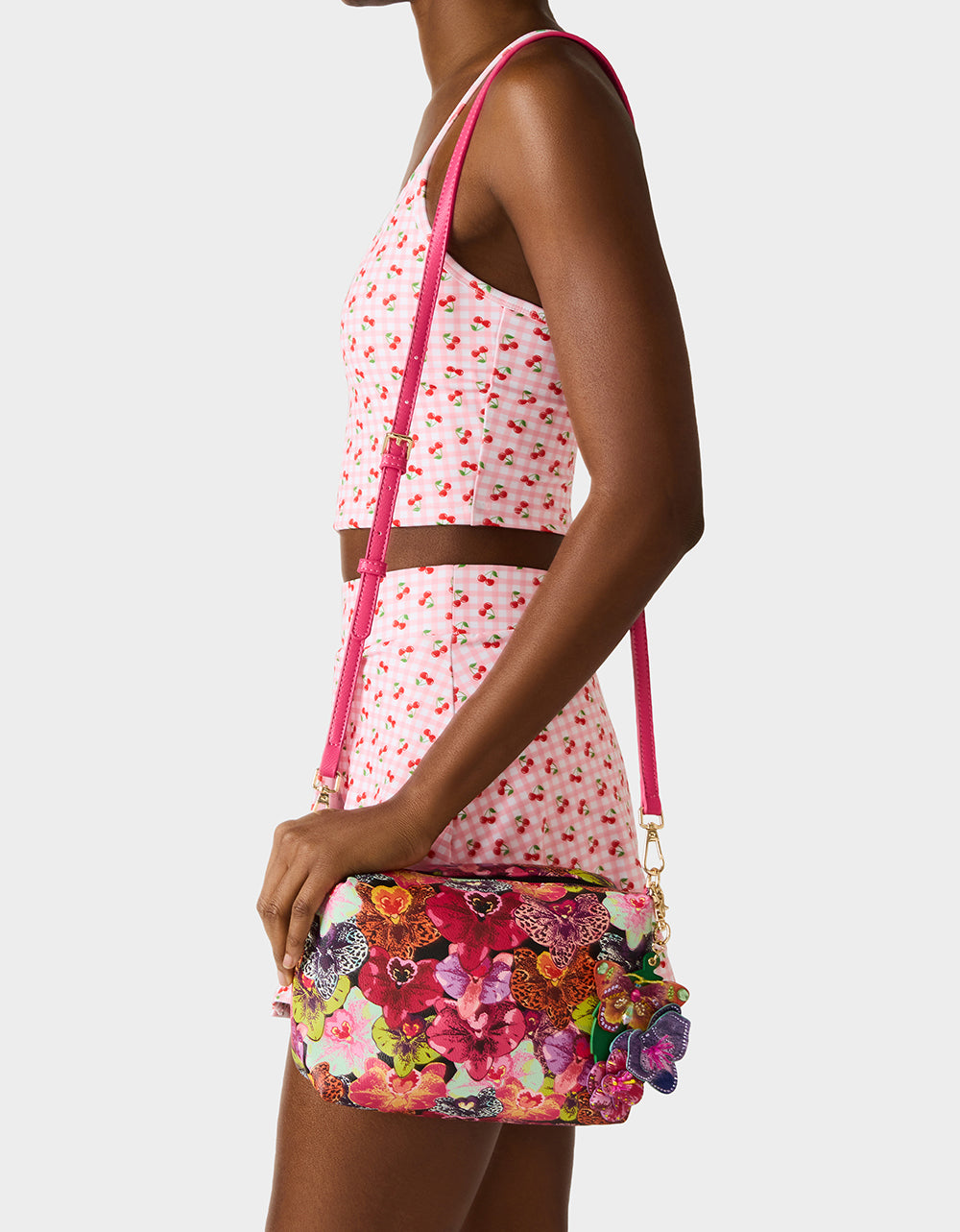 JAMMIN CLEAR SATCHEL PINK - HANDBAGS - Betsey Johnson - view 9