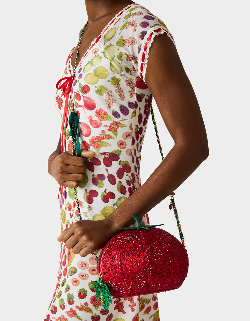 TOMATO TAMAHTO CROSSBODY RED - HANDBAGS - Betsey Johnson