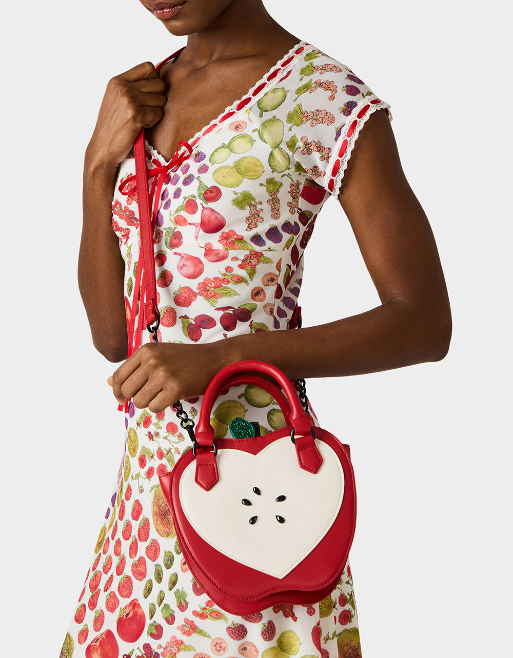 THE APPLE OF MY EYE RED - HANDBAGS - Betsey Johnson - view 2