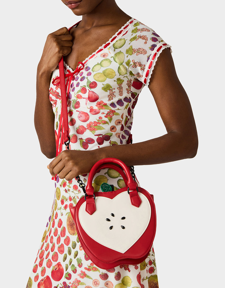 THE APPLE OF MY EYE RED - HANDBAGS - Betsey Johnson