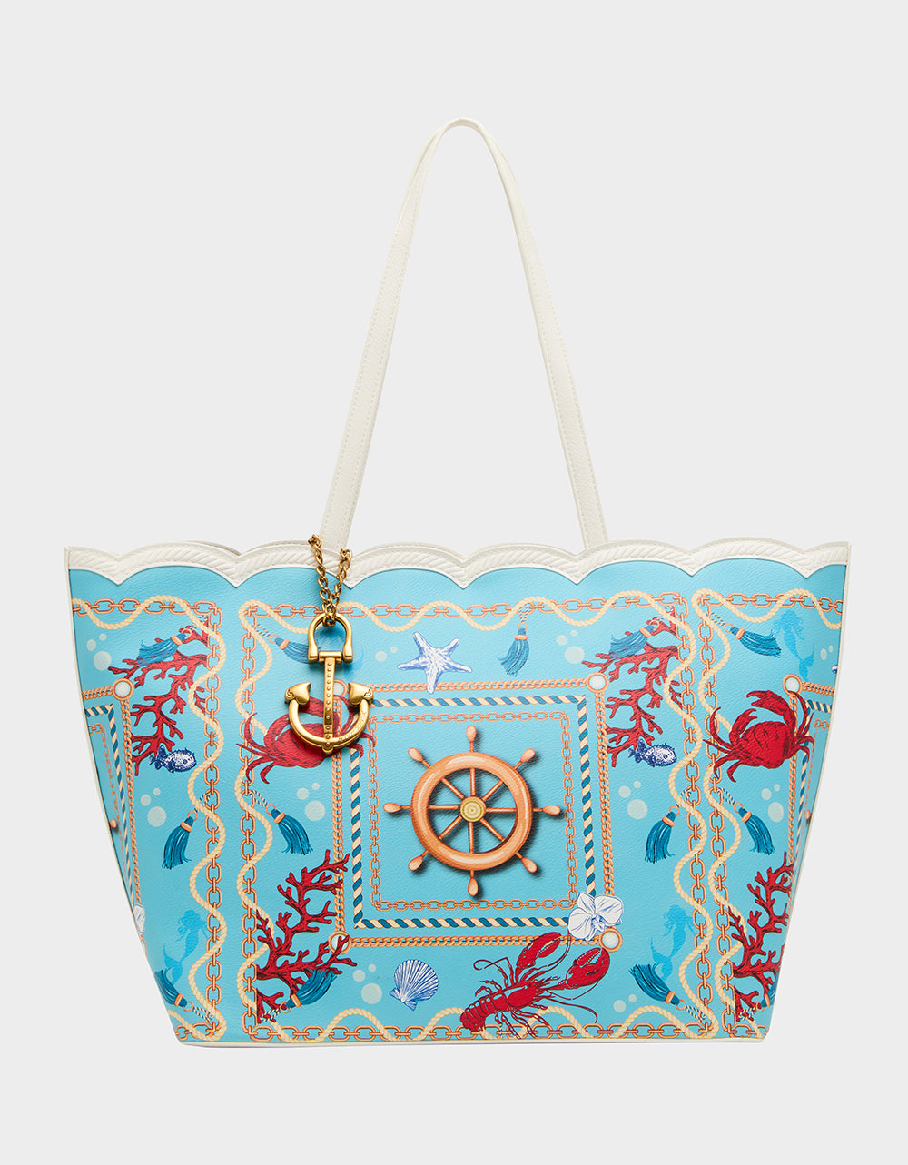 NAUTI & NICE TOTE BLUE/MULTI - HANDBAGS - Betsey Johnson
