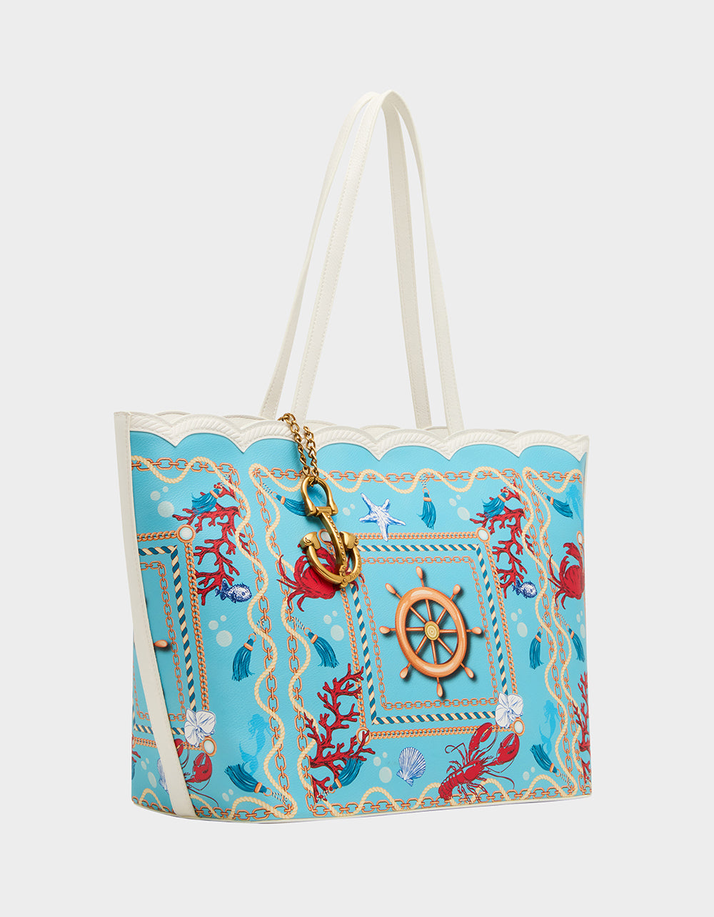 NAUTI & NICE TOTE BLUE/MULTI - HANDBAGS - Betsey Johnson - view 2