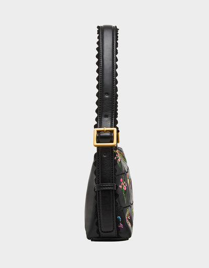 PRAIRIE SHOULDER BLACK/MULTI - HANDBAGS - Betsey Johnson