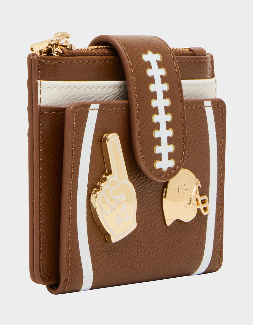 FIRST DOWN & FABULOUS WALLET BROWN - HANDBAGS - Betsey Johnson - view 2