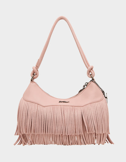 FRINGE BENEFITS BLUSH - HANDBAGS - Betsey Johnson