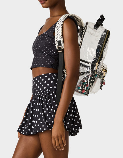 CLEAR BACKPACK DOTS - HANDBAGS - Betsey Johnson