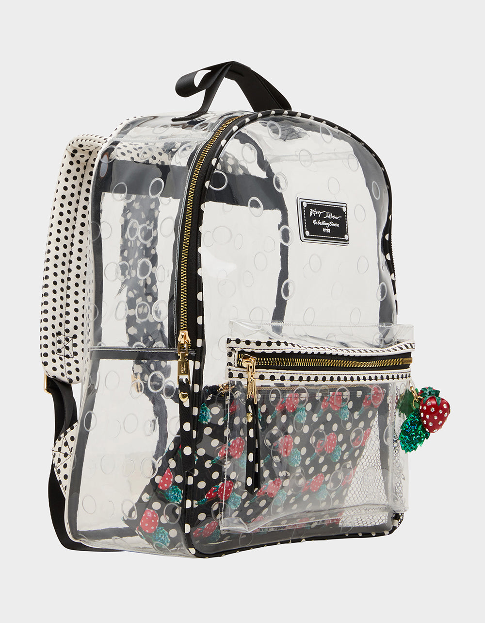 Women's Clear Backpack in Dots
