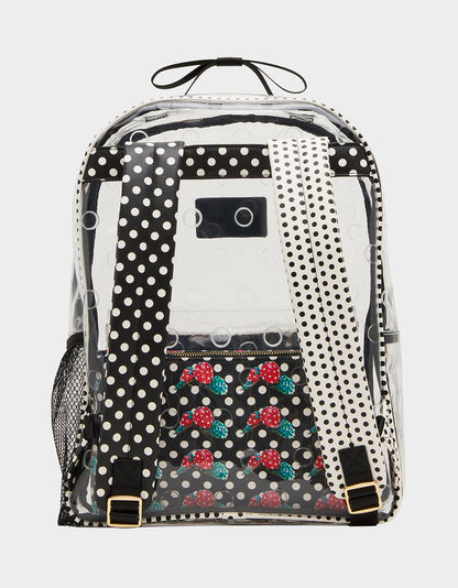 CLEAR BACKPACK DOTS - HANDBAGS - Betsey Johnson