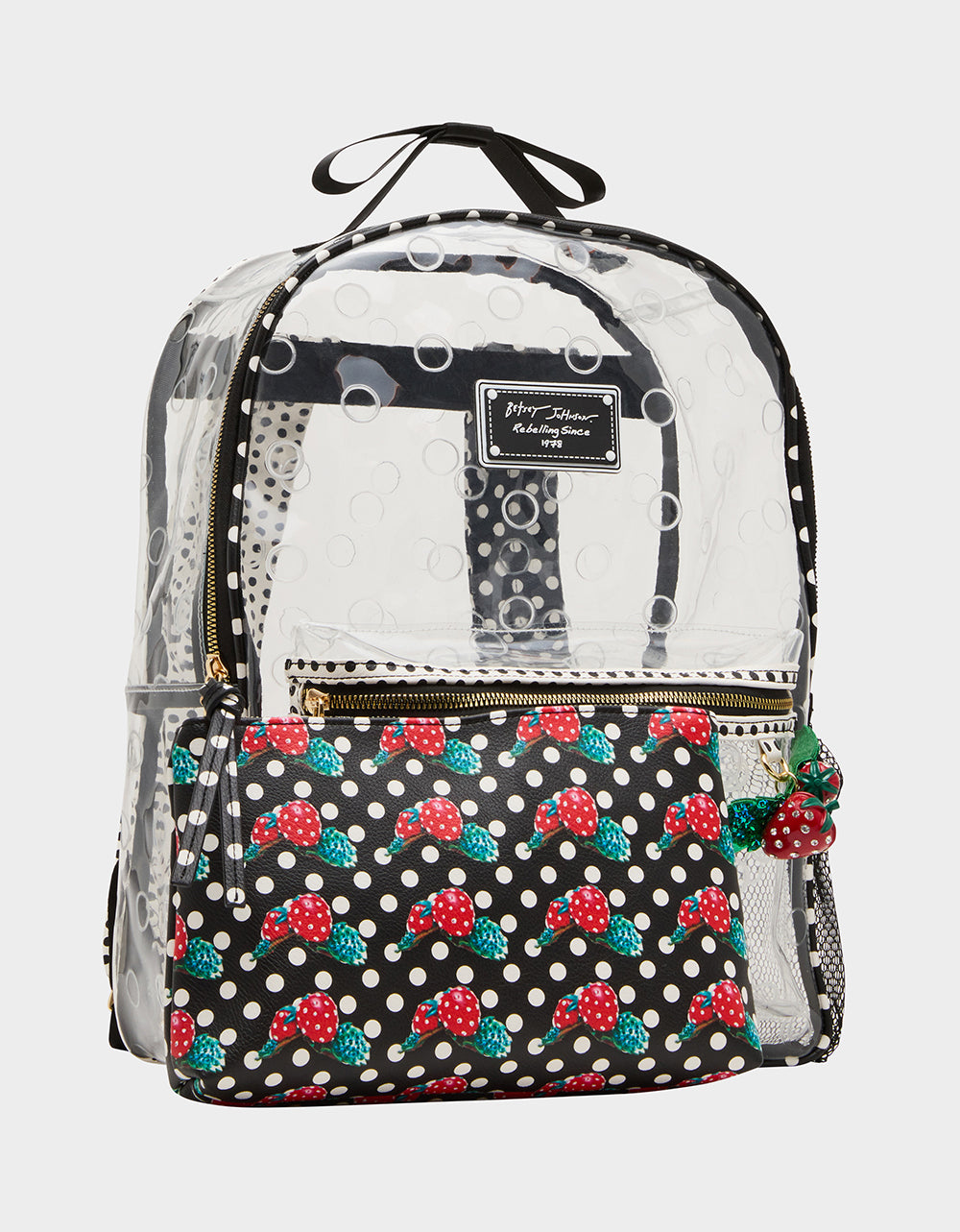 Women's Clear Backpack in Dots
