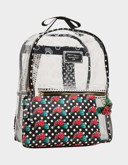 CLEAR BACKPACK DOTS - HANDBAGS - Betsey Johnson