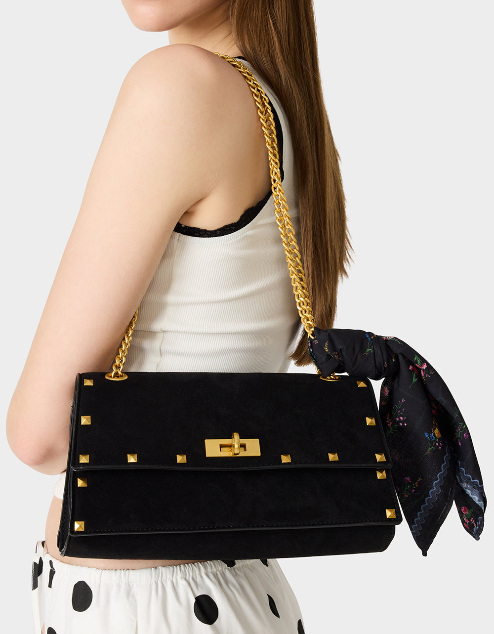 FLAP SHOULDER BLACK - HANDBAGS - Betsey Johnson - view 2