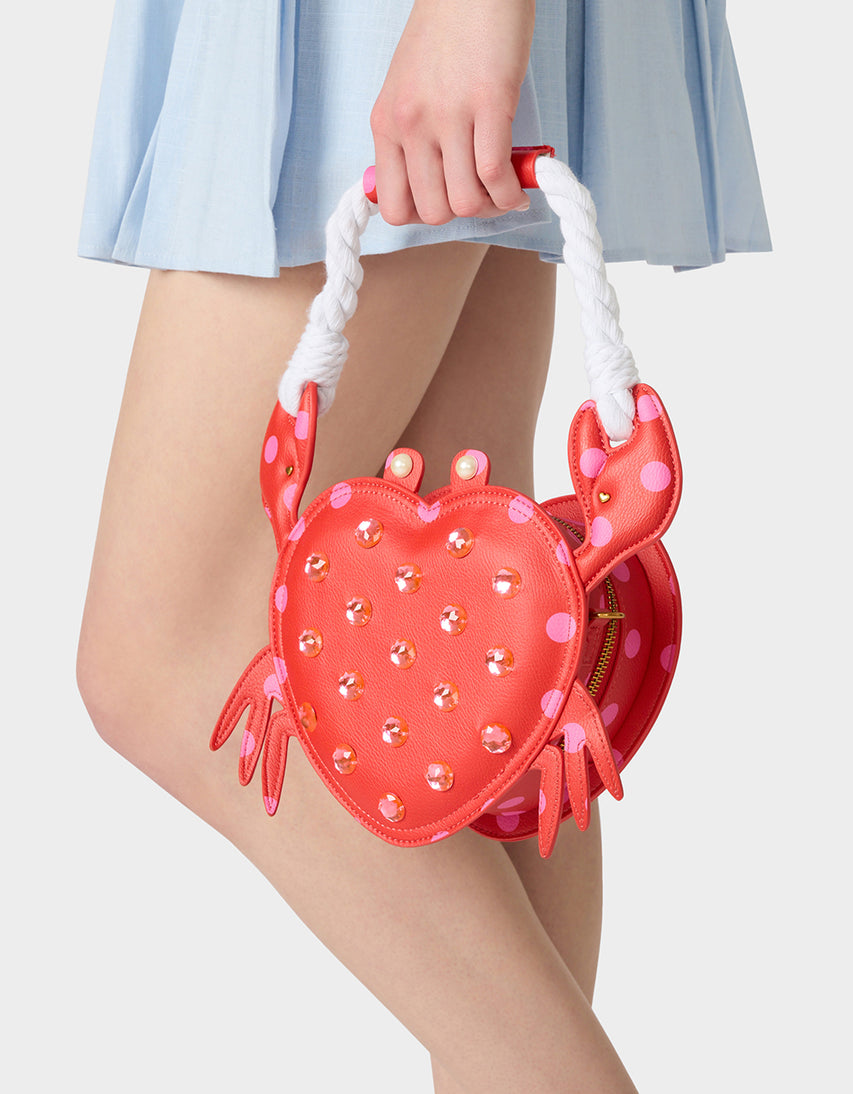 SHELL RAISER RED - HANDBAGS - Betsey Johnson