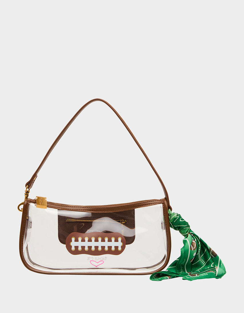 MISS TOUCHDOWN SHOULDER CLEAR - HANDBAGS - Betsey Johnson