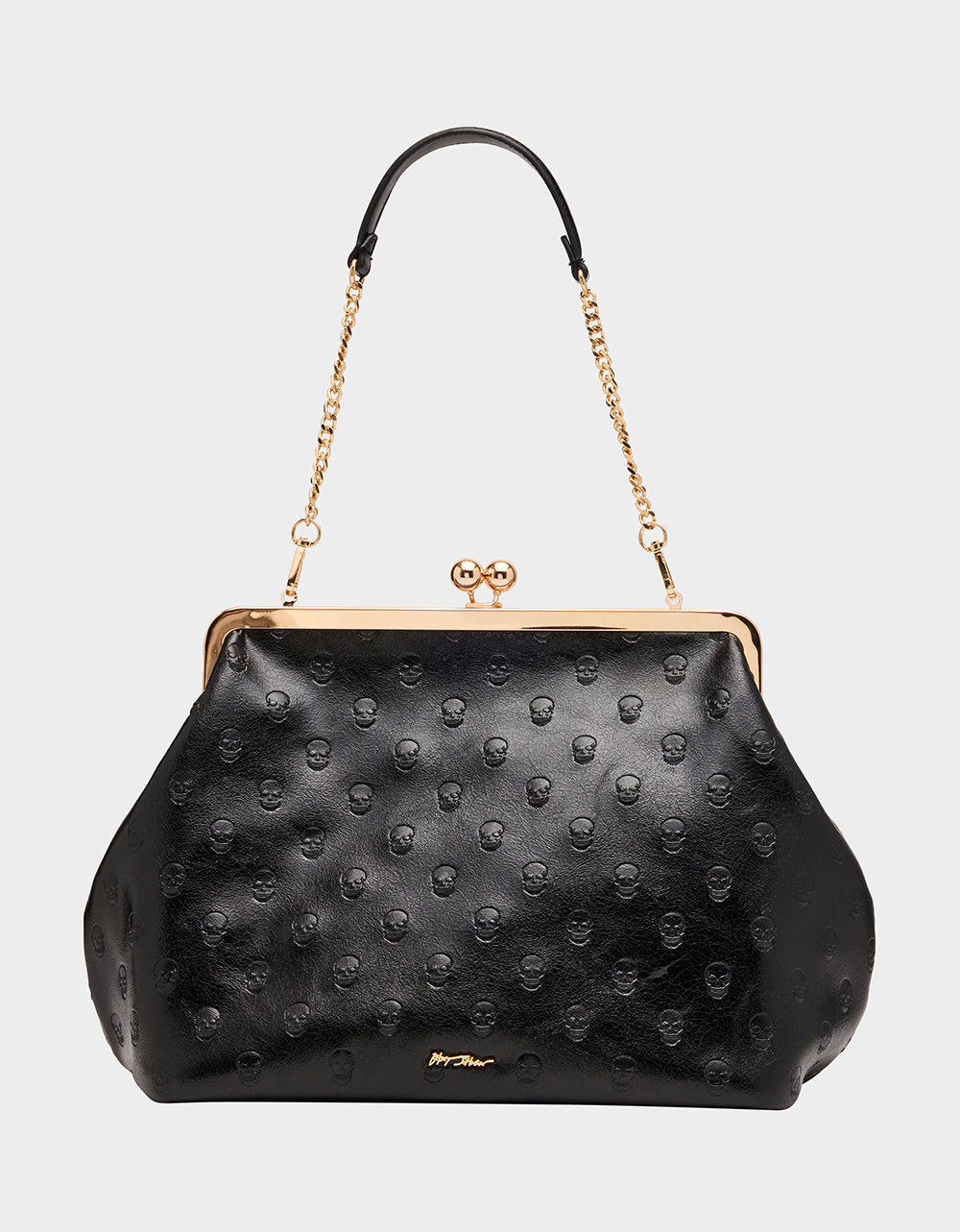 OVERSIZE CLUTCH BLACK - HANDBAGS - Betsey Johnson - view 5