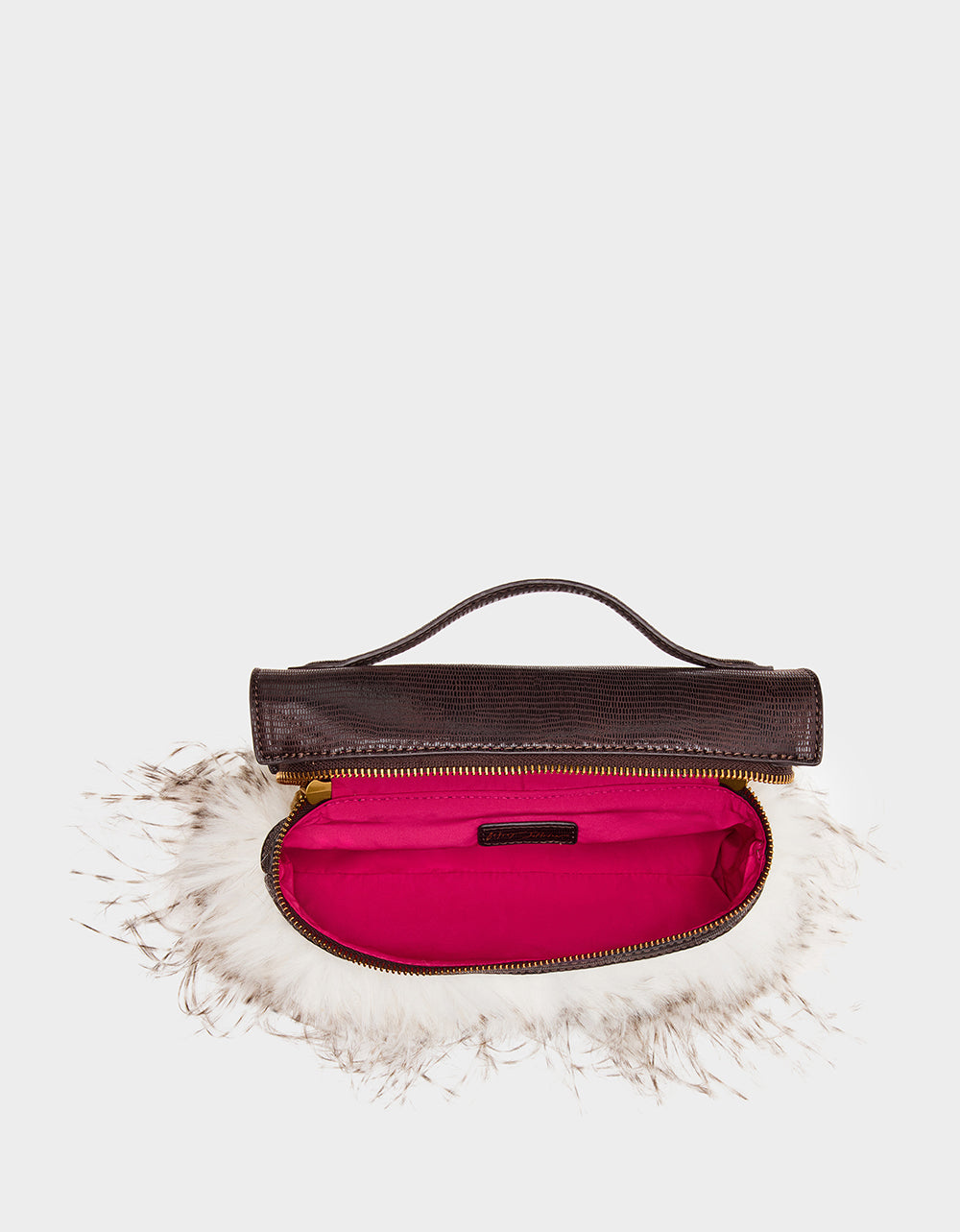 FAUX FUR VANITY CROSSBODY OFF WHITE - view 5