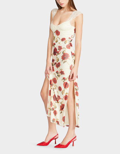 CAMILLE MAXI DRESS OFF WHITE - APPAREL - Betsey Johnson