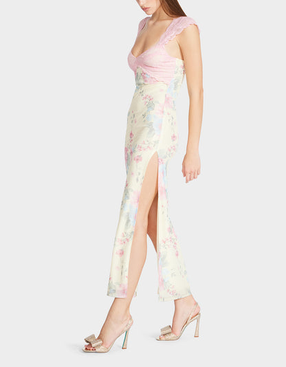 CAMILLE MAXI DRESS PINK - APPAREL - Betsey Johnson