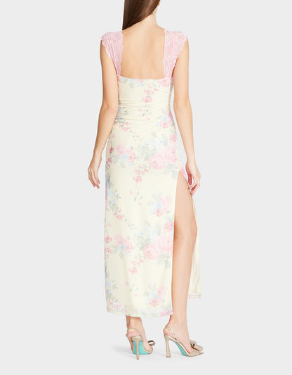 CAMILLE MAXI DRESS PINK - APPAREL - Betsey Johnson