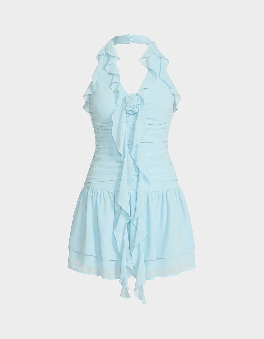Women's Jessie Rose Mini Dress in Blue | Size Medium | Betsey Johnson Women's Jessie Rose Mini Dress in Blue | Size Medium | Betsey Johnson