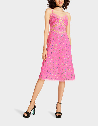 BETSEYS SLEEVELESS RIBBON DRESS PINK - APPAREL - Betsey Johnson