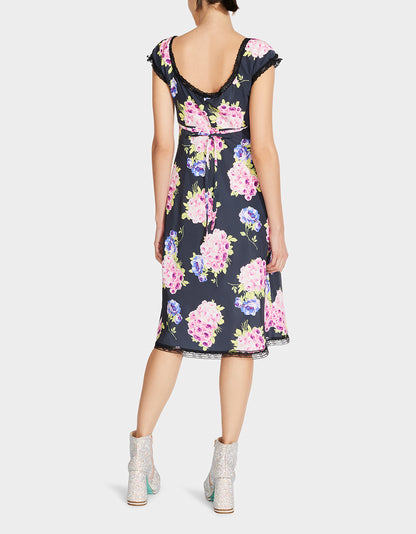 MALIBU MIDI DRESS BLACK - APPAREL - Betsey Johnson