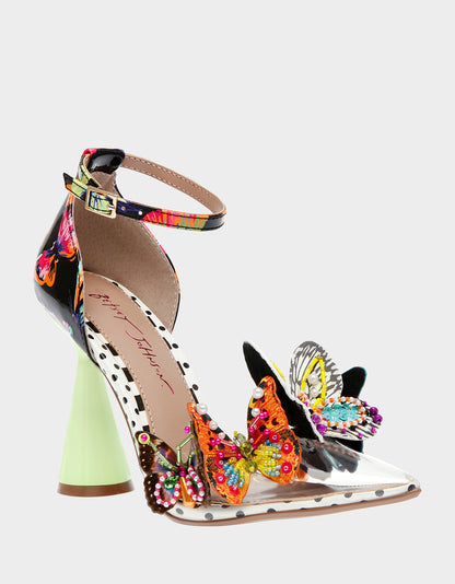 GIDELLE BLACK MULTI - SHOES - Betsey Johnson