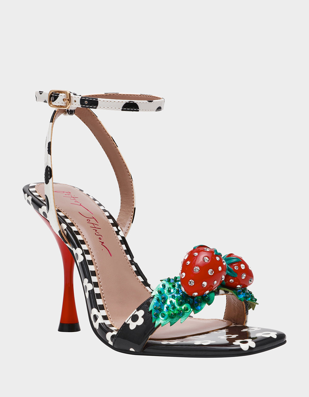 ADDISON BLACK/WHITE MULTI - SHOES - Betsey Johnson - view 2
