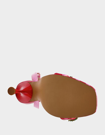 ADDISON RED/PINK MULTI - SHOES - Betsey Johnson