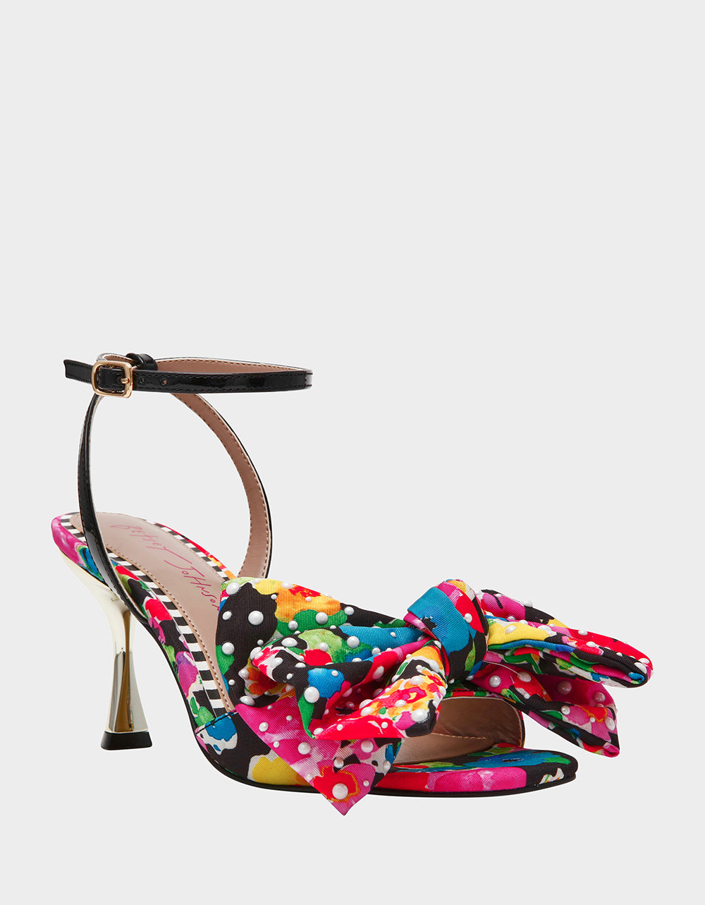 ARDEN BLACK MULTI FLORAL - SHOES - Betsey Johnson - view 2