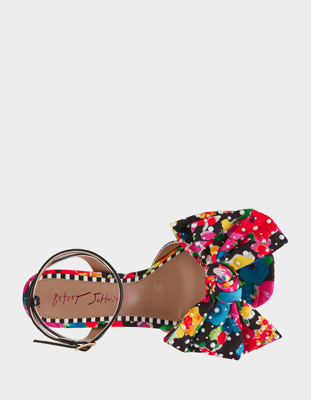 ARDEN BLACK MULTI FLORAL - SHOES - Betsey Johnson - view 6