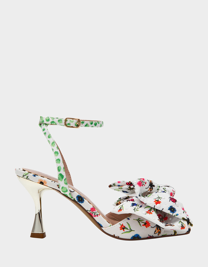 ARDEN WHITE MULTI - SHOES - Betsey Johnson