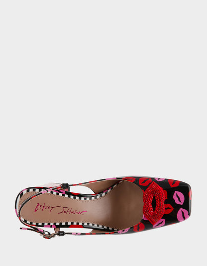 ASHHLEY MULTI LIPS - SHOES - Betsey Johnson