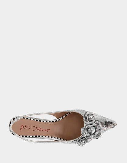 AURORRA SILVER - SHOES - Betsey Johnson