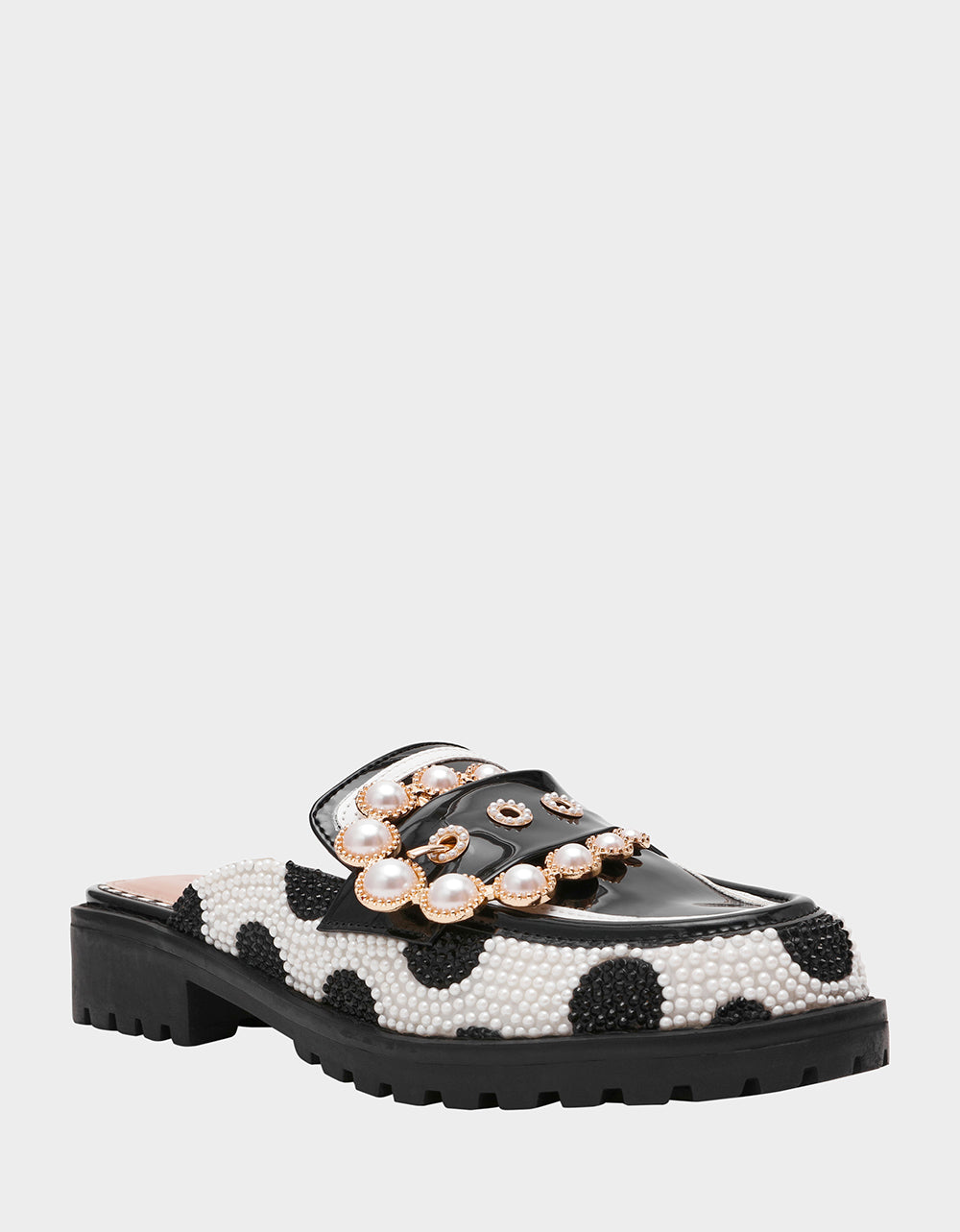 BARTON WHITE/BLACK POLKA DOT - SHOES - Betsey Johnson - view 2