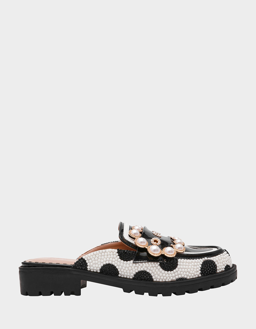 BARTON WHITE/BLACK POLKA DOT - SHOES - Betsey Johnson