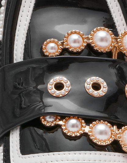 BARTON WHITE/BLACK POLKA DOT - SHOES - Betsey Johnson