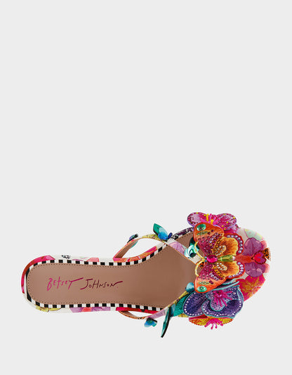 BEATRIZ WHITE MULTI - SHOES - Betsey Johnson