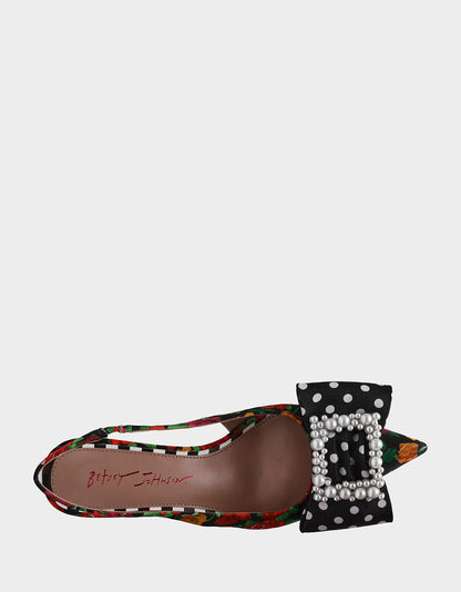 BIRDY BLACK ROSE MULTI - SHOES - Betsey Johnson