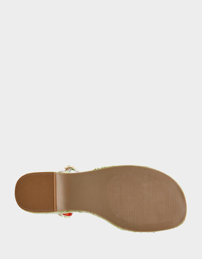 BOBBIE WHITE MULTI - SHOES - Betsey Johnson