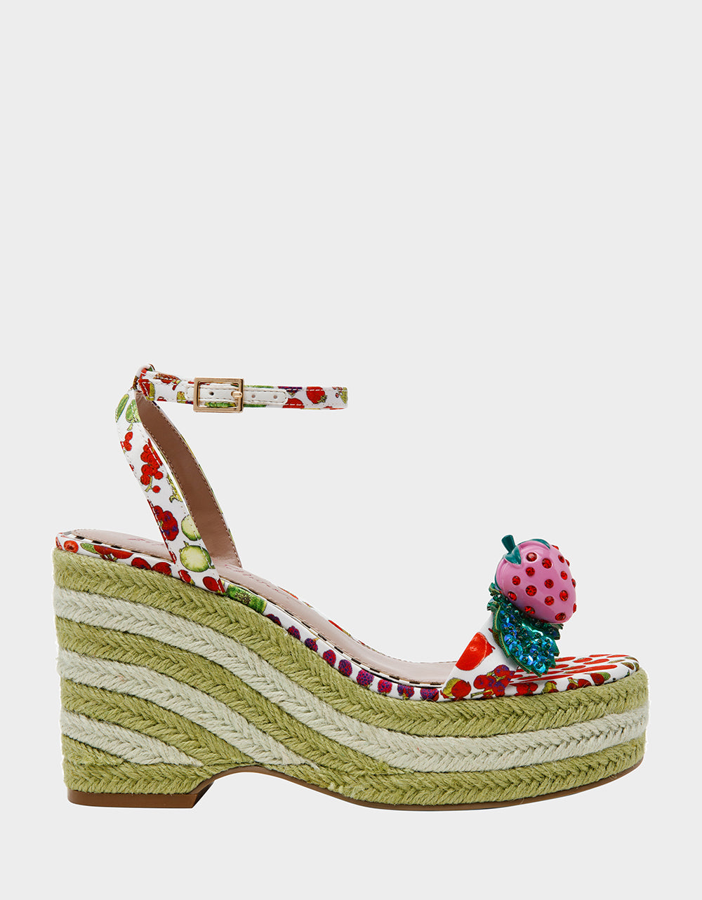 BOBBIE WHITE MULTI - SHOES - Betsey Johnson