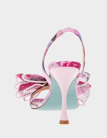 Betsey johnson pink fashion heels