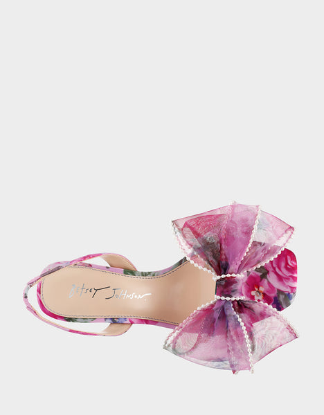 FAWN PINK FLORAL - SHOES - Betsey Johnson
