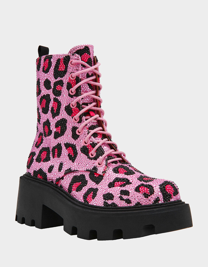 BRENDAN PINK/LEOPARD - SHOES - Betsey Johnson