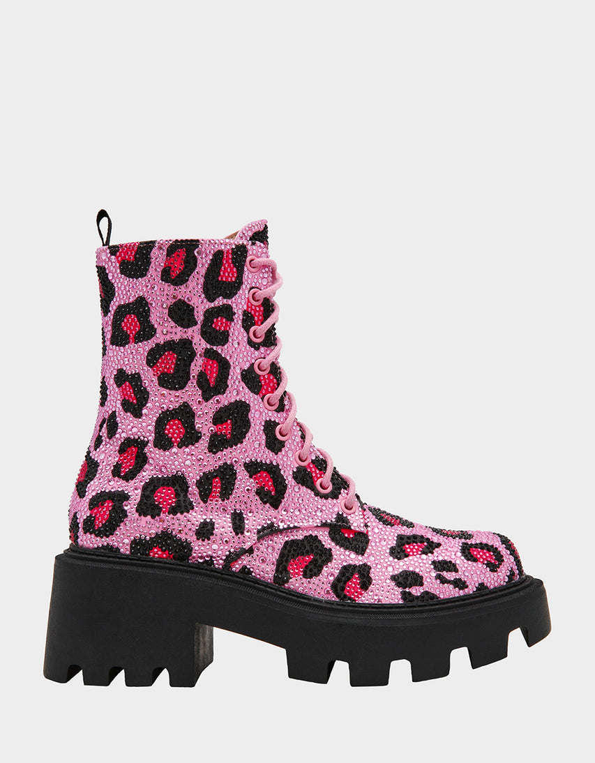 BRENDAN PINK/LEOPARD - SHOES - Betsey Johnson