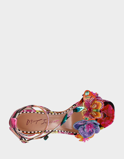 CAMILE BLACK MULTI - SHOES - Betsey Johnson