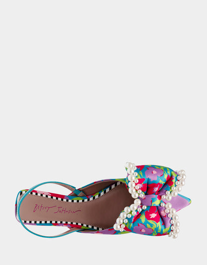 CAMILO GREEN MULTI - SHOES - Betsey Johnson