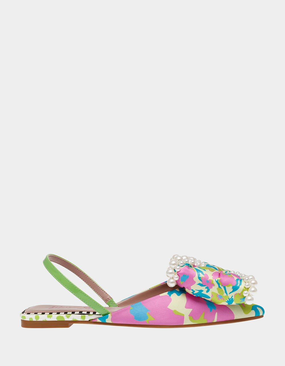 CAMILO YELLOW MULTI Floral Slingback Flats | Women's Flats – Betsey Johnson