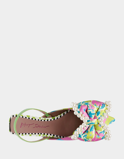 CAMILO YELLOW MULTI - SHOES - Betsey Johnson